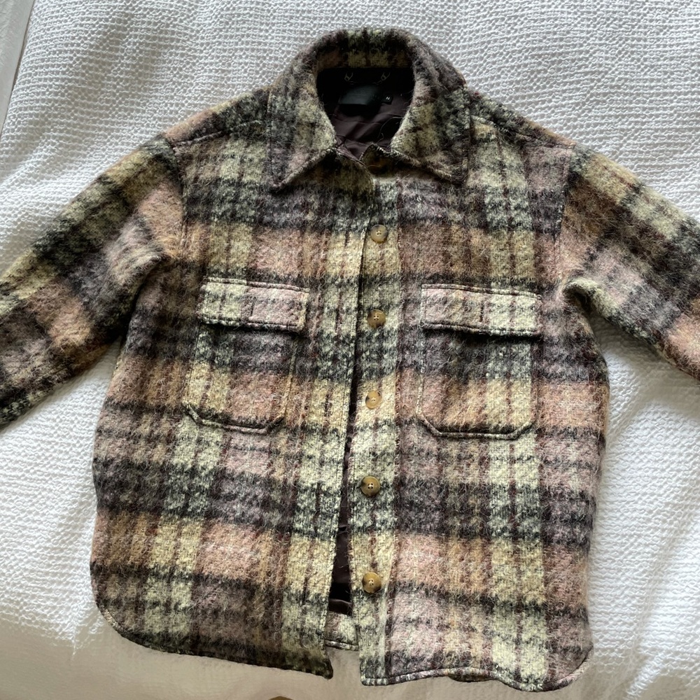 No.6 Wilson Jacket in Stone/Lilac, size 2